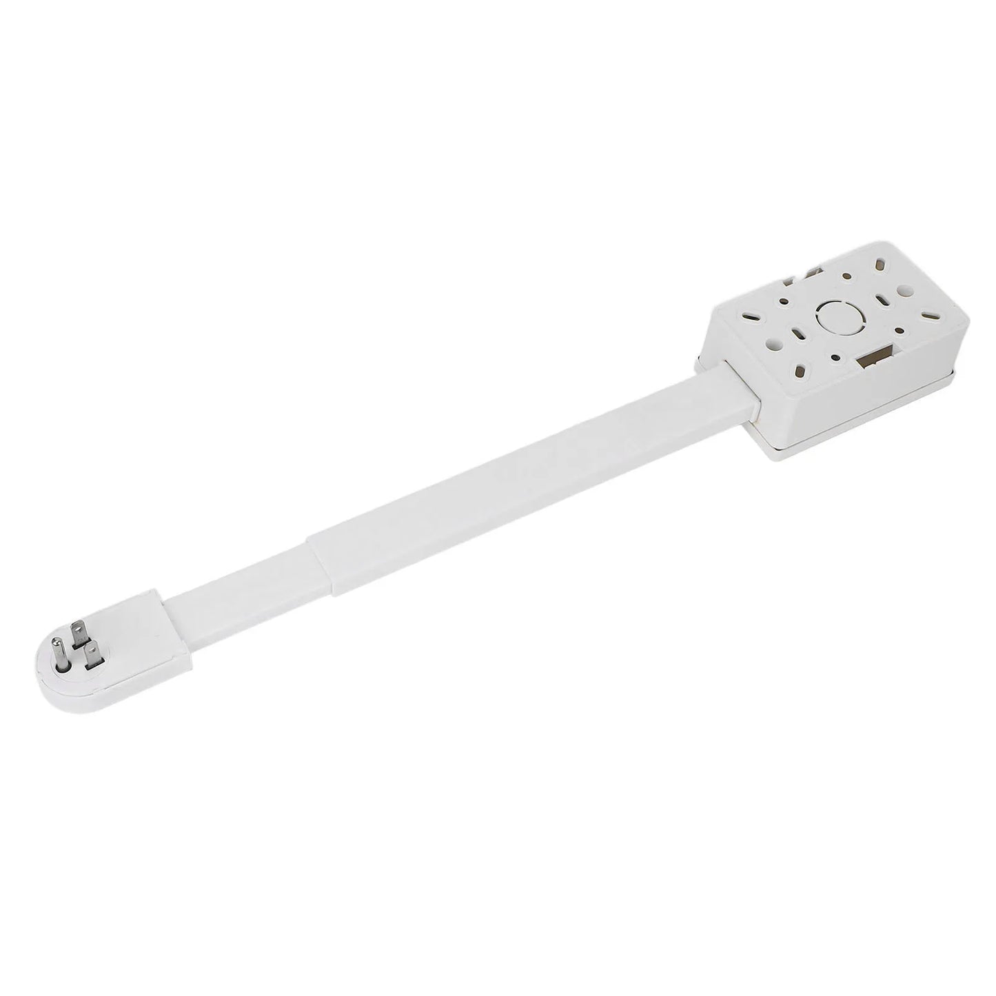 Rotatable Power Socket Expander 3 Prong Electrical Outlets Power Strip 22 to 34 Inch Extension 180 Degree Rotating Base 110V US